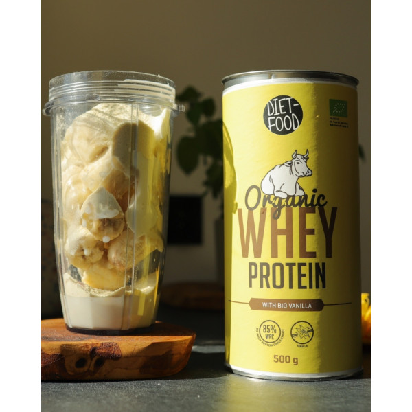 Органічний сироватковий протеїн з біо ваніллю Organic Whey Protein with Bio Vanilla